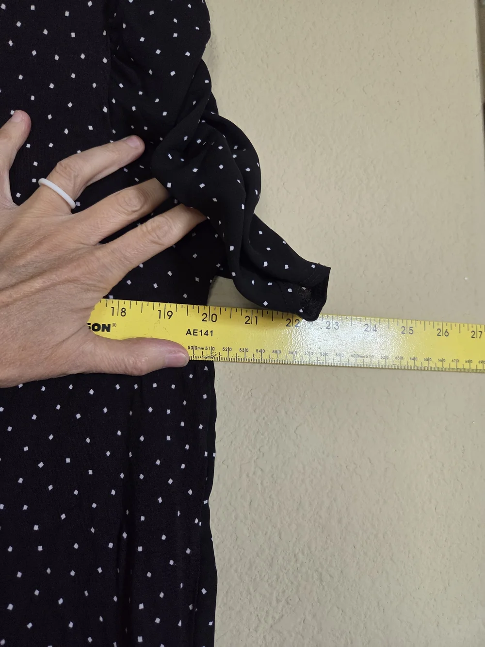 Loft Black Polka Dot Short Sleeve Blouse